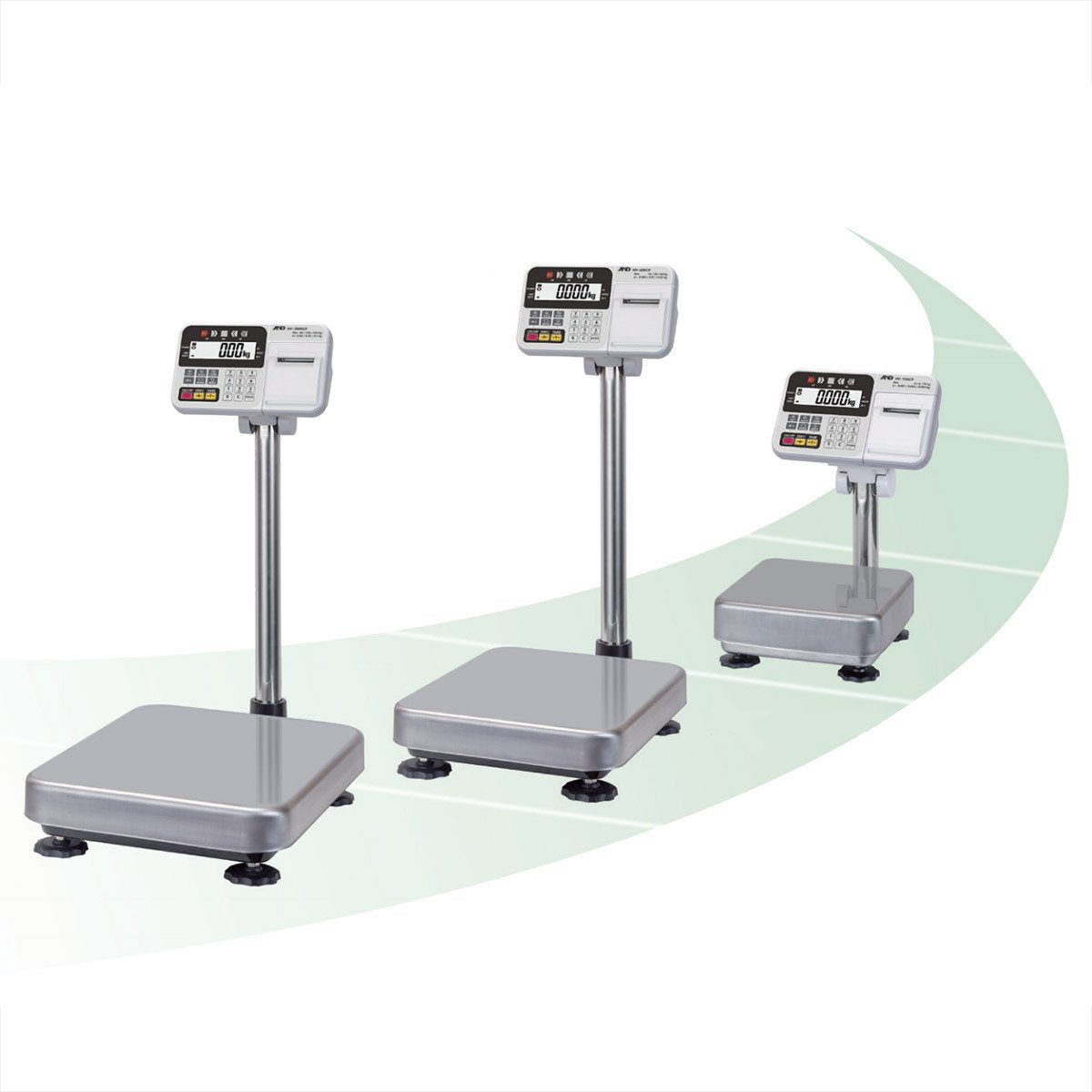 AND Weighing HW-10KCP PLATFORM SCALE with PRINTER, 10 kg Capacity, 1 g Readability