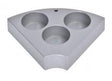 Ohaus 30500576 Sectional Block for hot plate stirrers, 1.1" vial size, holds 3 vials