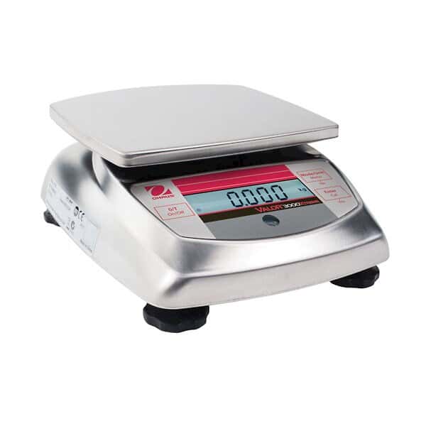 Ohaus V31X3N Valor 3000 V31X3N Xtreme Portable Food Scale, 6000 g x 2 g, NTEP