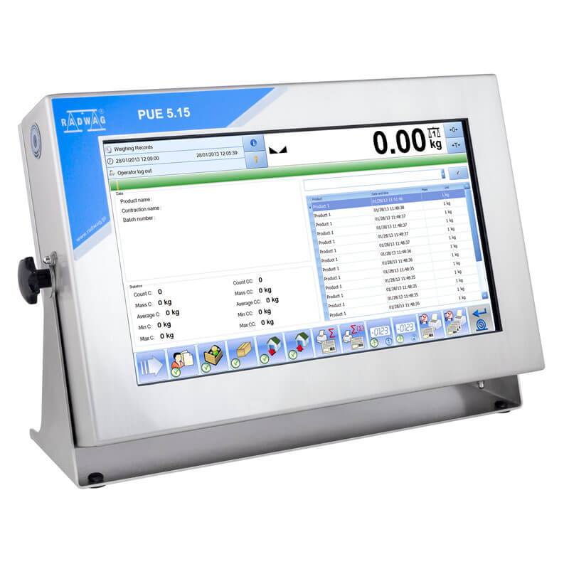 Radwag PUE 5.15R Terminal, Resistive Display