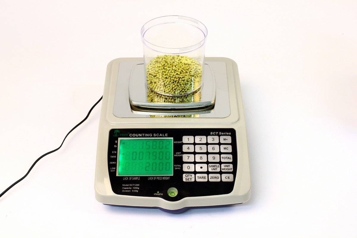 TREE SCT 600 Small Counting Scale, 600 g Capacity, 0.01 g Readability