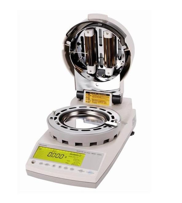 Shimadzu MOC-120H Moisture Analyzer, 120 g Capacity, 0.001 g Readability