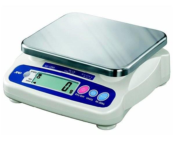A&D Weighing SJ-5000HS SJ-HS Series Compact Bench Scales, 11 lb x 0.005 lb