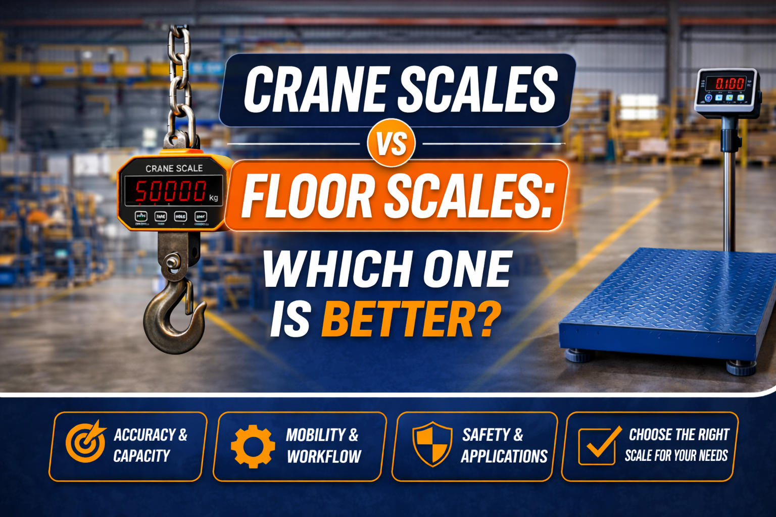 Crane Scales vs Floor Scales: Which One Is Better?