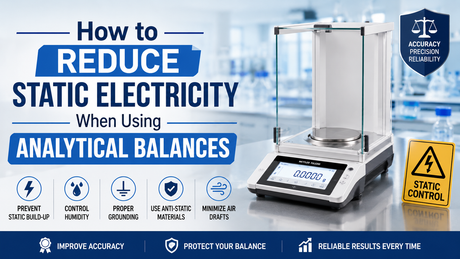 How to Reduce Static Electricity When Using Analytical Balances