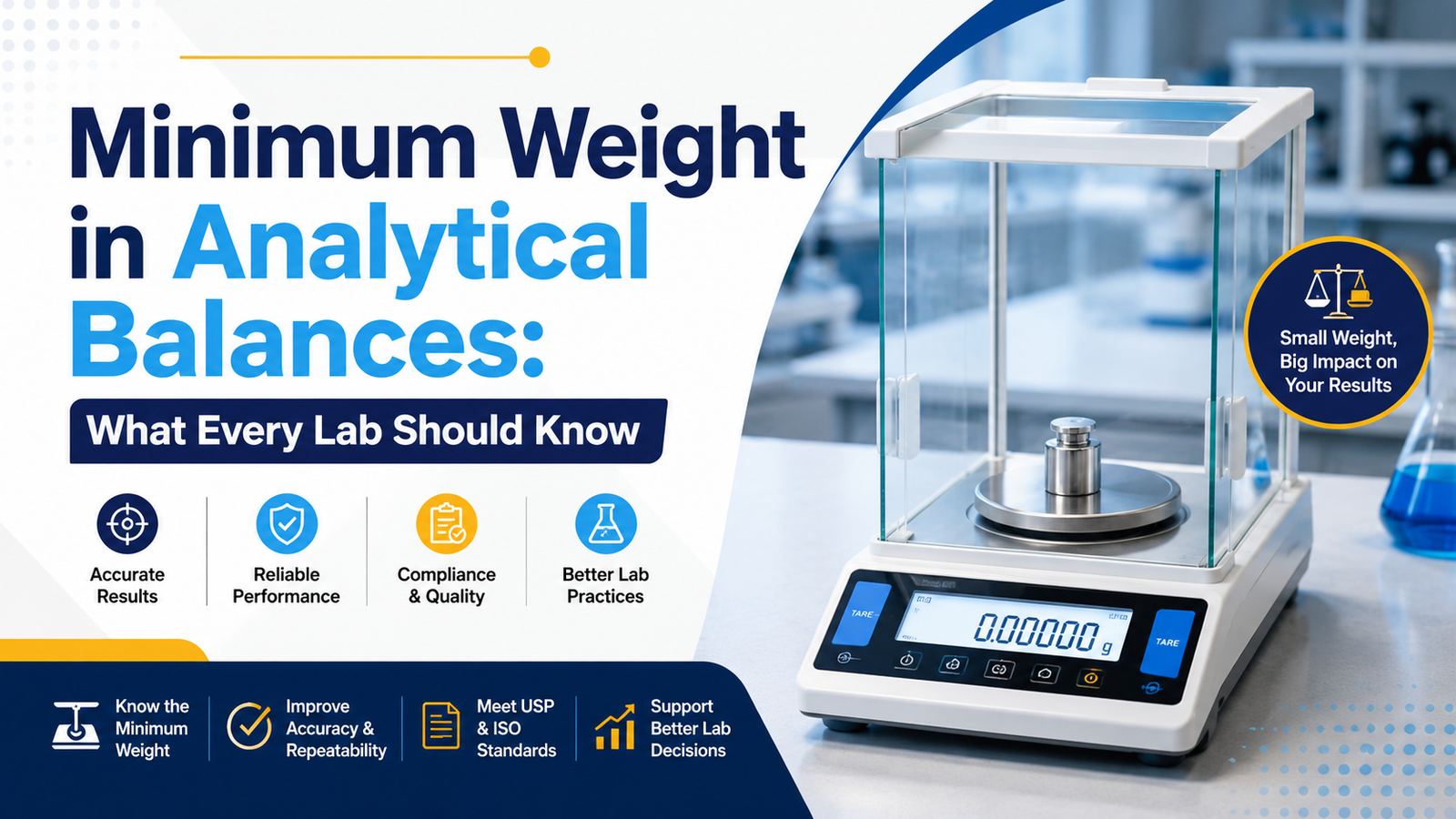 Minimum Weight in Analytical Balances: What Every Lab Should Know