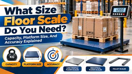 What Size Floor Scale Do You Need? Capacity, Platform Size, And Accuracy Explained