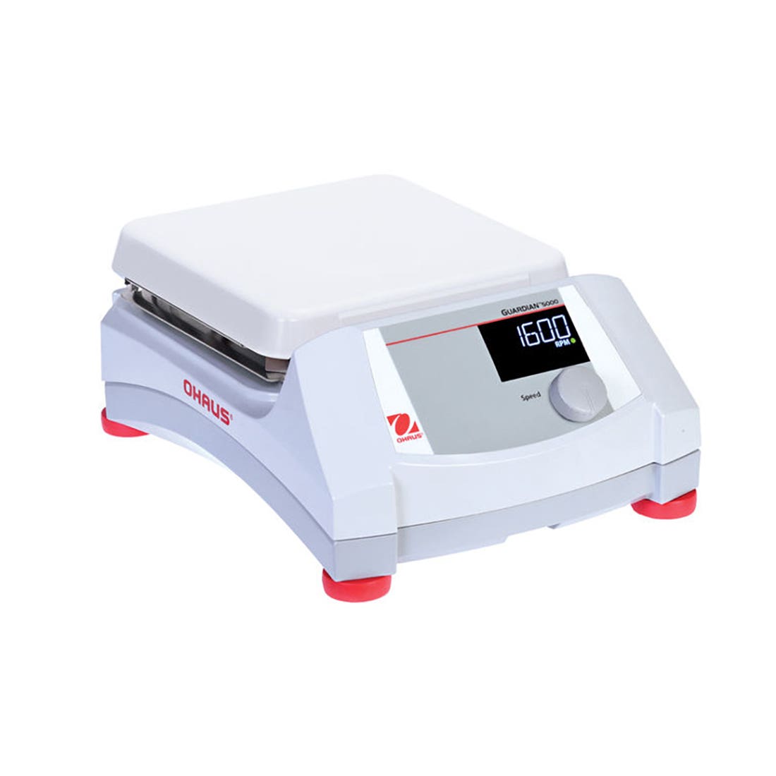 Ohaus e-G51ST07R Guardian 5000 Digital Hotplate Stirrer, 15L, 7 x 7 Inches, 120V US