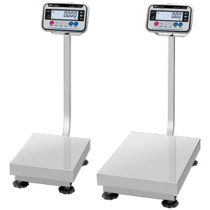 AND Weighing FG-150KCLWP FG-CWP Series Waterproof Platform Scales, 150000 g Capacity, 50 g Readability