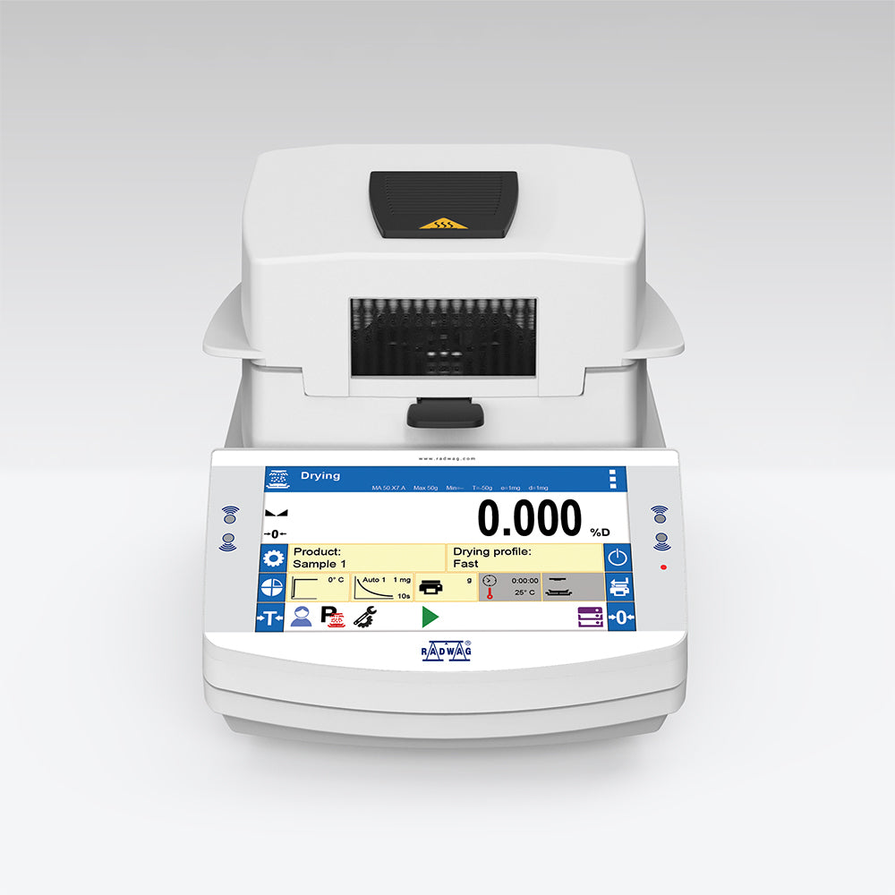 Radwag MA 210.X7.IC.A Moisture Analyzer, 210 g x 1 mg, 0.001%