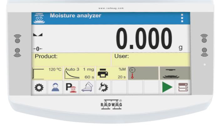 Radwag MA 50/1.X7.IC.A Moisture Analyzer, 50 g x 0.1 mg, 0.0001%