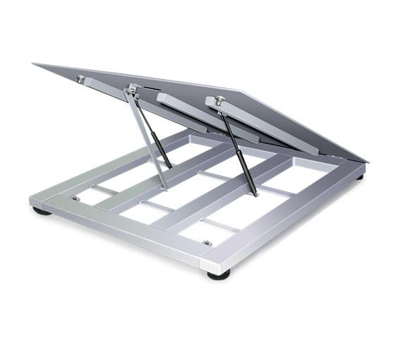 Ricelake 50415 RoughDeck QC Quick Clean Stainless Steel Floor Scale, 5' x 5', NTEP Class III, 10000 lb