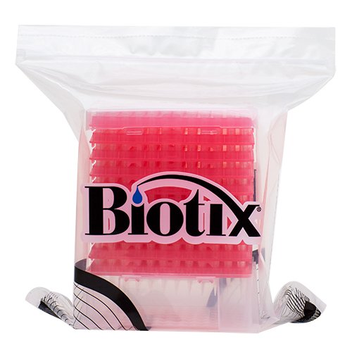 Biotix 63300062 Universal Pipette Tips 0.1-10 μL CleanPak Reload, Sterilized, 10 refills of 96/pack (Rainin Alternative)