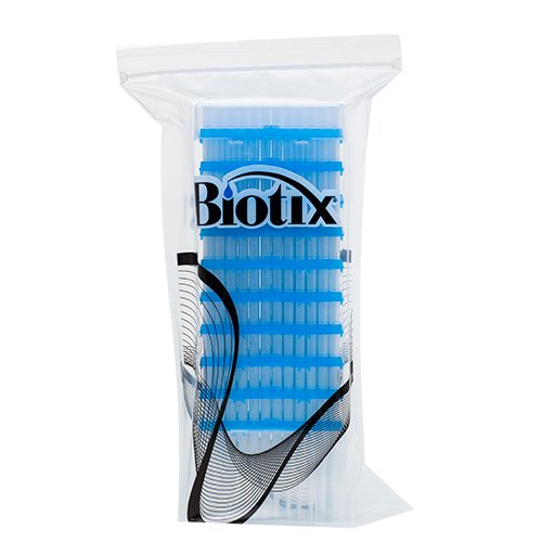 Biotix 63300067 Universal Pipette Tips 100-1000 μL CleanPak Reload, Sterilized, 10 refills of 96/pack (Rainin Alternative)
