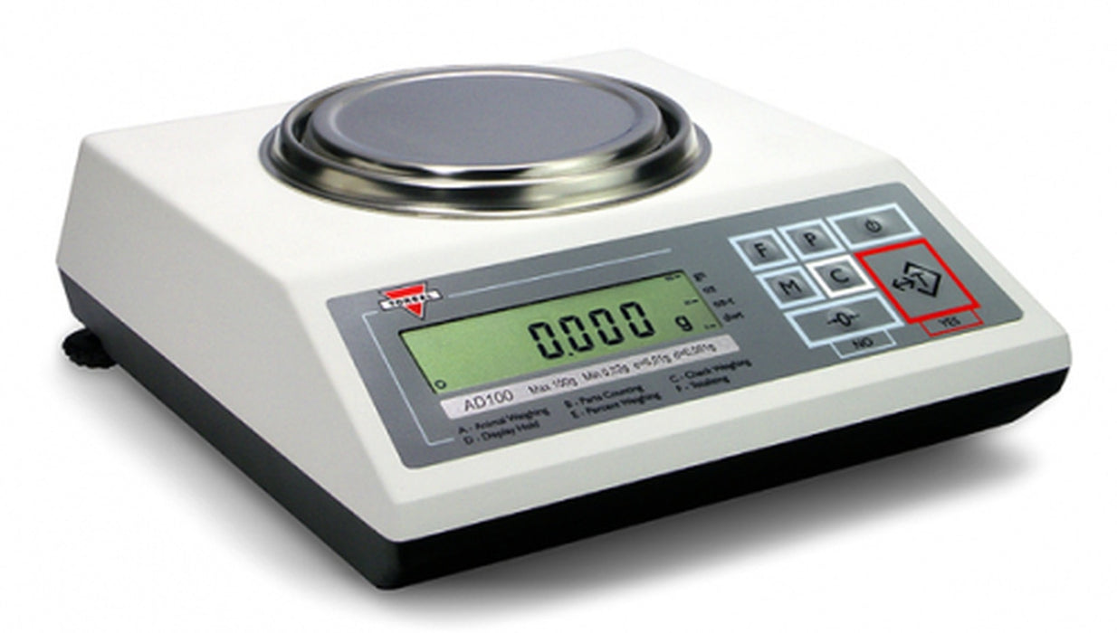 Torbal AD3200 Precision Scale LCD w/ RS232, USB, Clock, Backlit, 3200 g Capacity, 0.01 g Readability