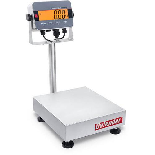 Ohaus i-D33XW15C1R6 Defender 3000 Washdown - I-D33 Bench Scale, 15000 g Capacity, 2 g Readability