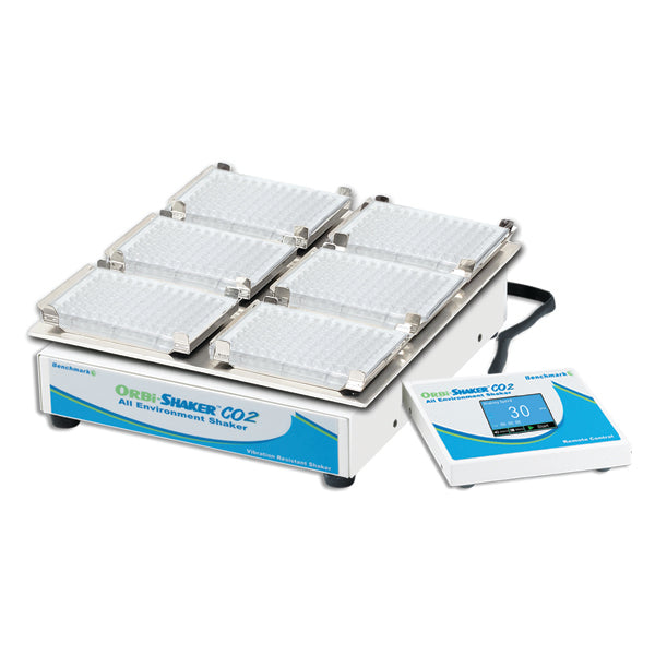 Benchmark Scientific BT4500 ORBI-SHAKER CO2-MP WITH REMOTE CONTROLLER AND MICROPLATE PLATFORM (13X12")