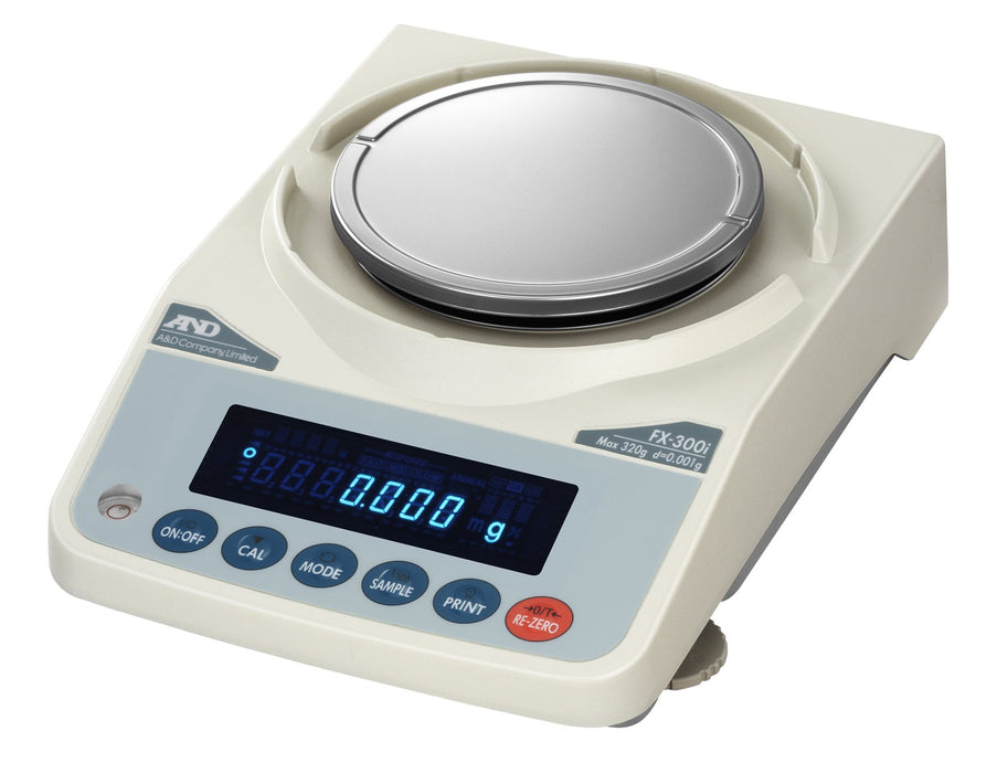 AND Weighing FX-200iNC Precision Balance, 220 g Capacity, 0.001 g Readability
