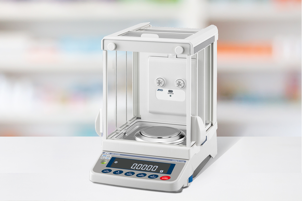 AND Weighing GF-224A Analytical Balance, 220 g Capacity, 0.0001 g Readability