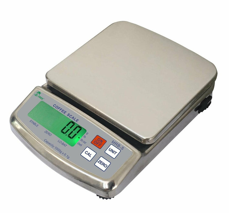 Tree MRB-S 1001 Stainless Steel Barista Coffee Scale, 1000 g x 0.1