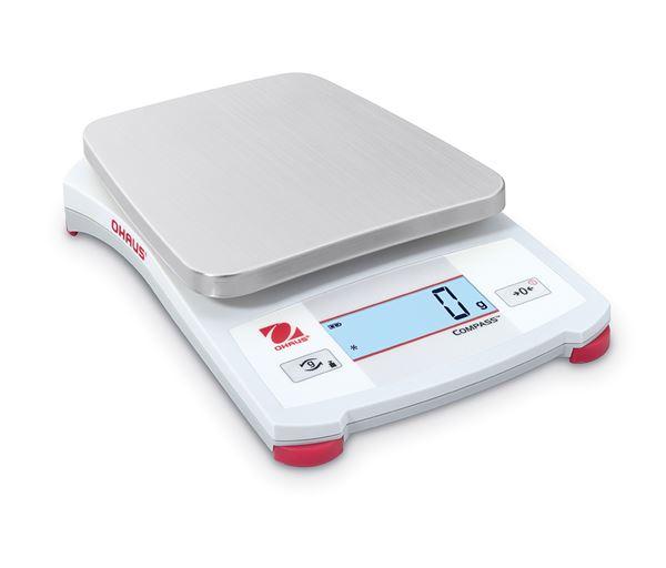 Ohaus CX2200P COMPASS CX Energy-Efficient Portable Scale, 2200 g Capacity, g Readability