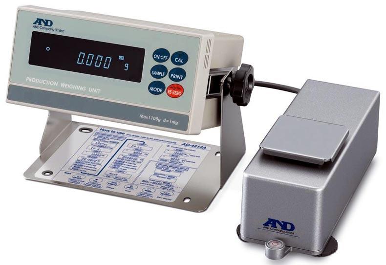 A&D AD-4212B-23 AD-4212B Series Production Weighing System, 21 g Capacity, 0.000001 g Readability
