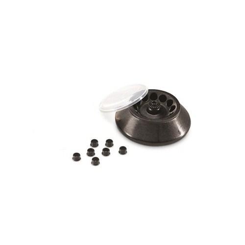 Heathrow Scientific 100503 Gusto® High Speed Mini-Centrifuge Rotor 12x1.5/2mL tube (with cover and knob), Black