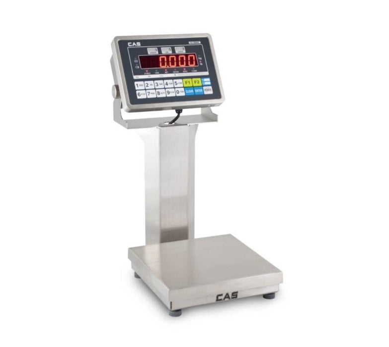 CAS GP-15100SC Enduro Checkweighing Scale, 15" x 15", NTEP, 100 lb Capacity, 0.01 lb Readability