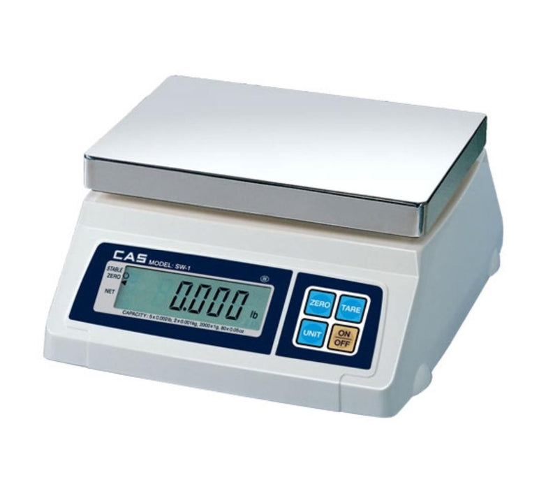 CAS SW-20Z Portion Control Scale, SW-1Z Series, 20 lb Capacity, 0.01 lb Readability