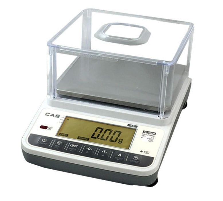 CAS XE-3000H High Accuracy Bench Scale, 3000 g Capacity, 0.05 g Readability