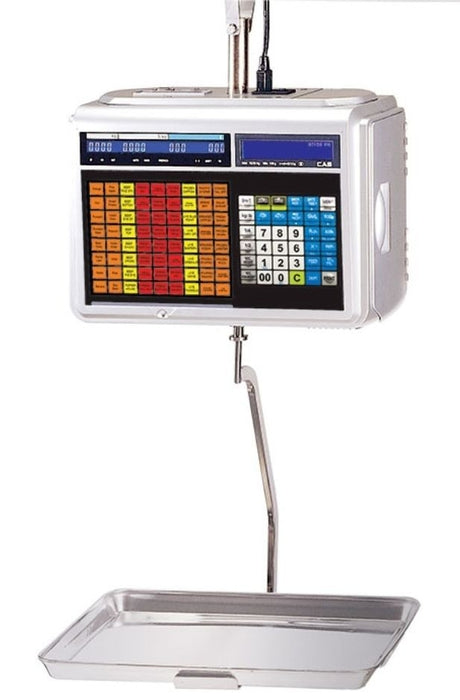 CAS CL5500H-60NE Hanging Label Printing Scale with Ethernet capability, NTEP approved, 60 lb Capacity, 0.02 lb Readability