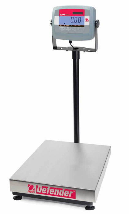 Ohaus D31P150BL DEFENDER™ 3000 Versatile Bench Scales Meet Basic Industrial Requirements for Dry Applications Bench Scale, D31P150BL AM