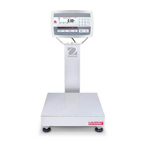 Ohaus D52XW2WQS6 DEFENDER 5000 WASHDOWN Bench Scale, 5 g Capacity, g Readability