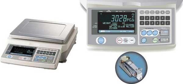 A&D FC-1000i FCi Series Counting Scale -High Resolution, 1000 g Capacity, 0.1 g Readability