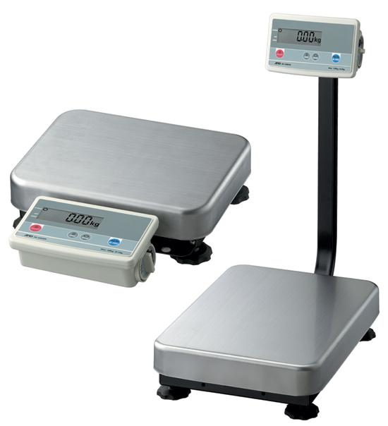 A&D FG-30KAM FG-K Series Platform Scale, 30000 g Capacity, 2 g Readability