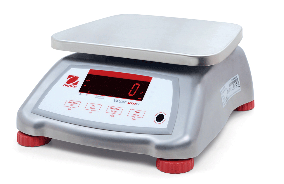 Ohaus V41XWE1501T Valor 4000 Scale, 1500 g Capacity, 0.2 g Readability