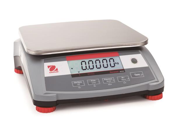 Ohaus R31P3 Ranger 3000 Scale, 3000 g Capacity, 0.0002 g Readability