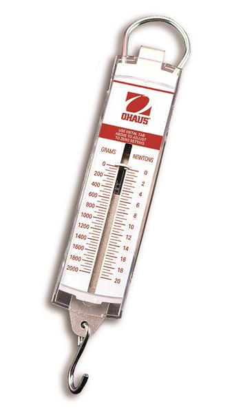 Ohaus 8265-M0 Spring Scales Scale, 2000 g Capacity, 20 g Readability