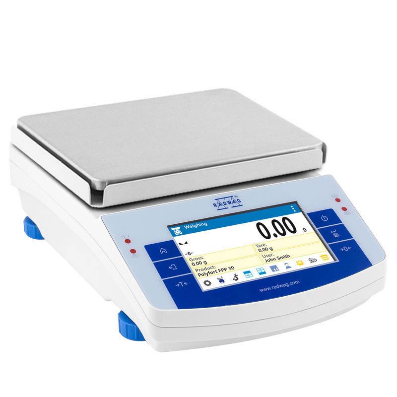 Radwag PS 4500.X2.M Precision Balances, 4500 g Capacity, 0.01 g Readability