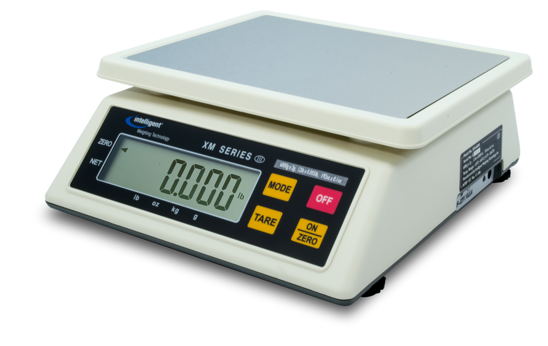 Intelligent Weighing XM-3000 XM Series Precision Scale, 3000 g Capacity, 1 g Readability
